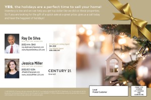 Ray De Silva-Jessica Miller Holiday Postcard2