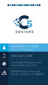 c5 business card
